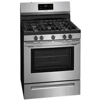 Frigidaire 30" 5.0 Cu. Ft. Self-Clean 5-Burner Freestanding Gas Range (FFGF3054TS) - Stainless Steel