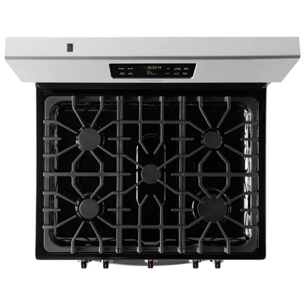 Frigidaire 30" 5.0 Cu. Ft. Self-Clean 5-Burner Freestanding Gas Range (FFGF3054TS) - Stainless Steel