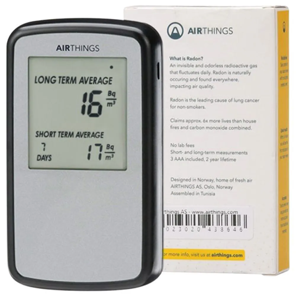 Airthings Corentium Radon Gas Monitor