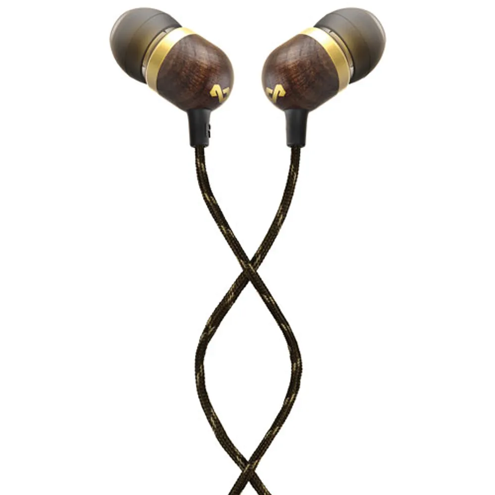 House of Marley Smile Jamaica In-Ear Headphones with Mic - Brass