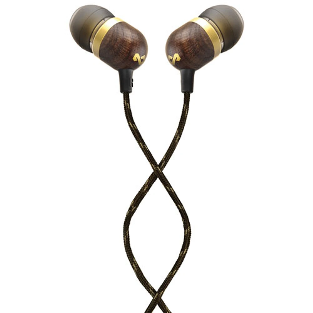 House of Marley Smile Jamaica In-Ear Headphones with Mic - Brass