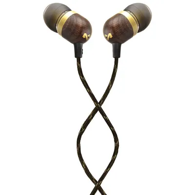 House of Marley Smile Jamaica In-Ear Headphones with Mic - Brass