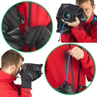 Housse imperméable professionnelle Agua de Miggo pour appareil photo reflex numérique - Grand