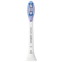 Têtes de rechange de brosse à dents Sonicare Premium Gum Care de Philips - Paquet de 2 - Blanc