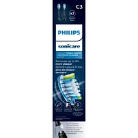 Philips Sonicare Premium Plaque Control Replacement Toothbrush Heads - 2 Pack