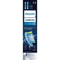 Philips Sonicare Premium Plaque Control Replacement Toothbrush Heads - 2 Pack - White