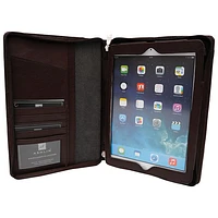 Ashlin Aereo Universal 7" Tablet Leather Folio Case - Dark Brown