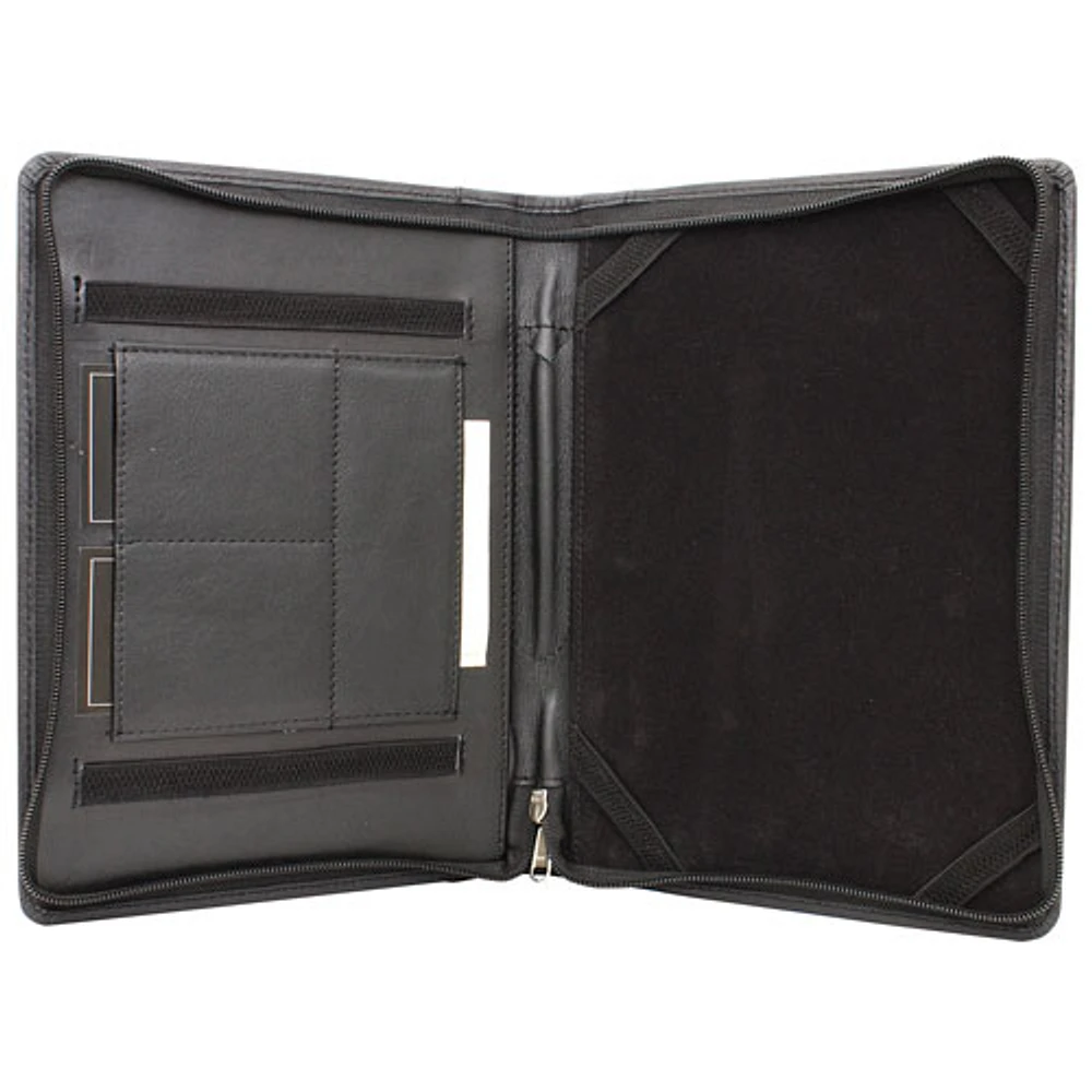 Ashlin AereoPro Universal 7" Tablet Leather Folio Case - Black