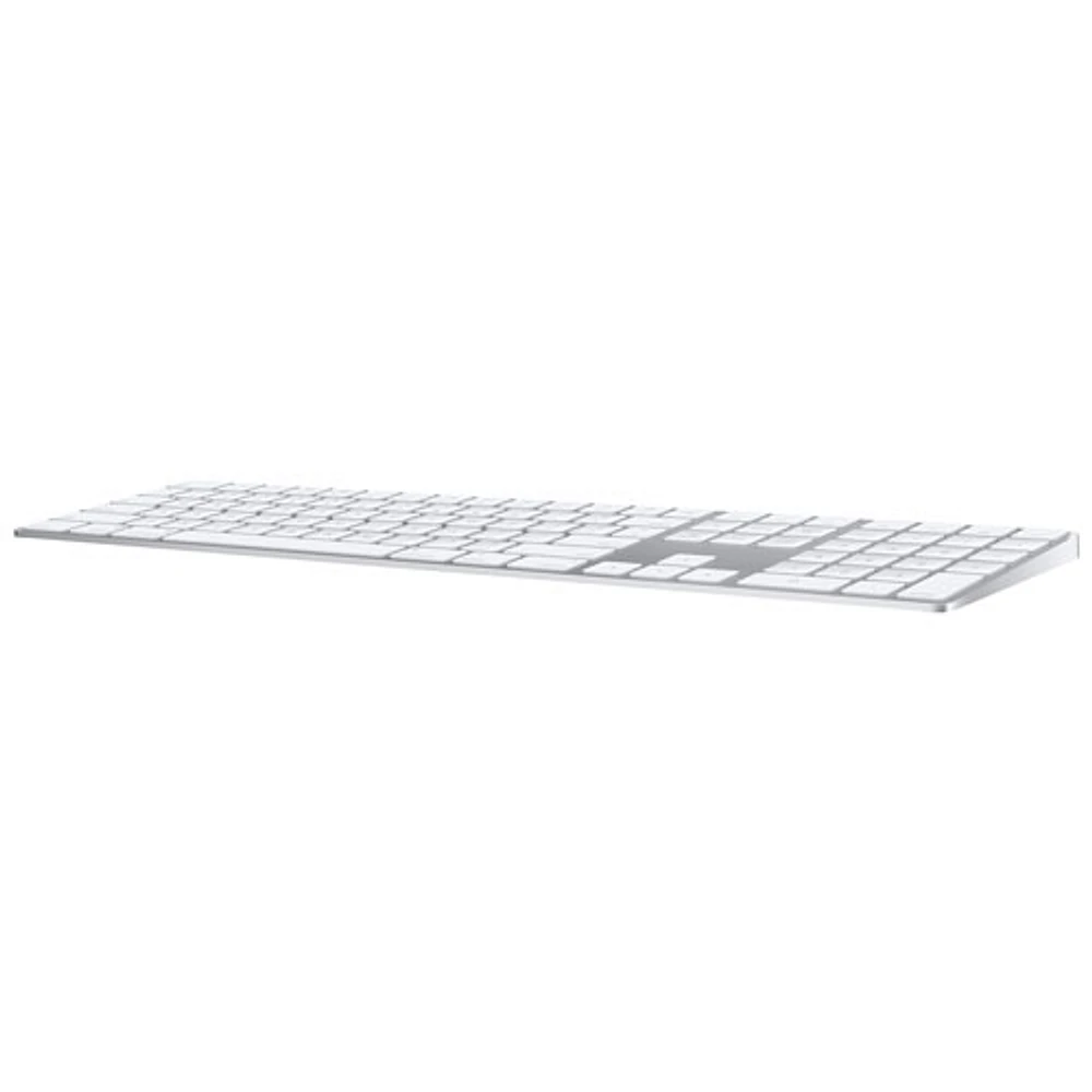 Clavier Magic Keyboard d'Apple avec pavé numérique - Argenté/Blanc