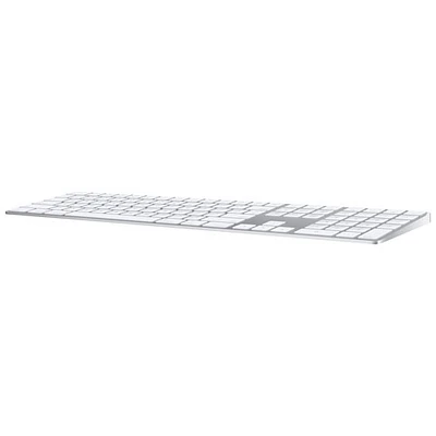 Clavier Magic Keyboard d'Apple avec pavé numérique - Argenté/Blanc