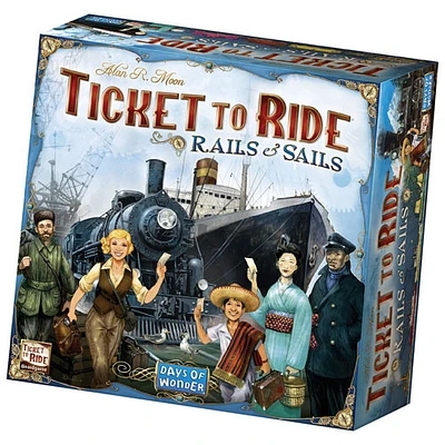 Ticket to Ride: Rails & Sails Board Game