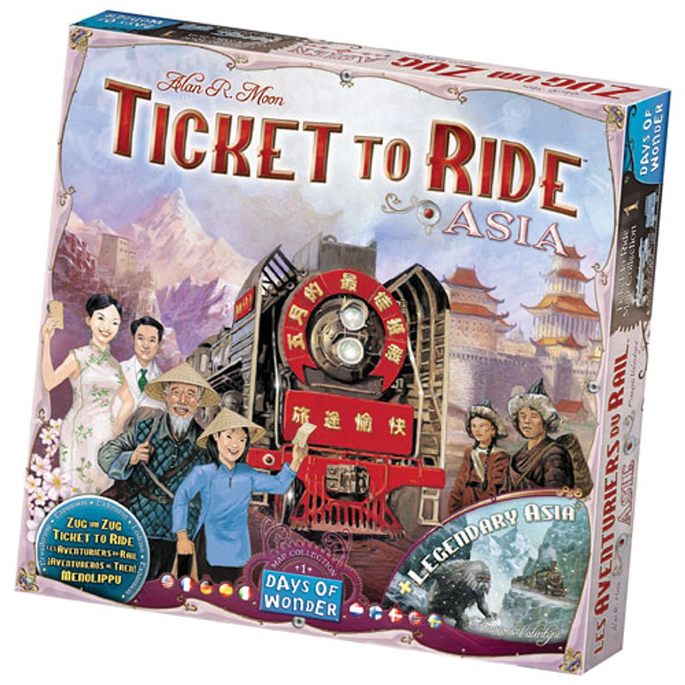 Extension de Ticket to Ride: Asie