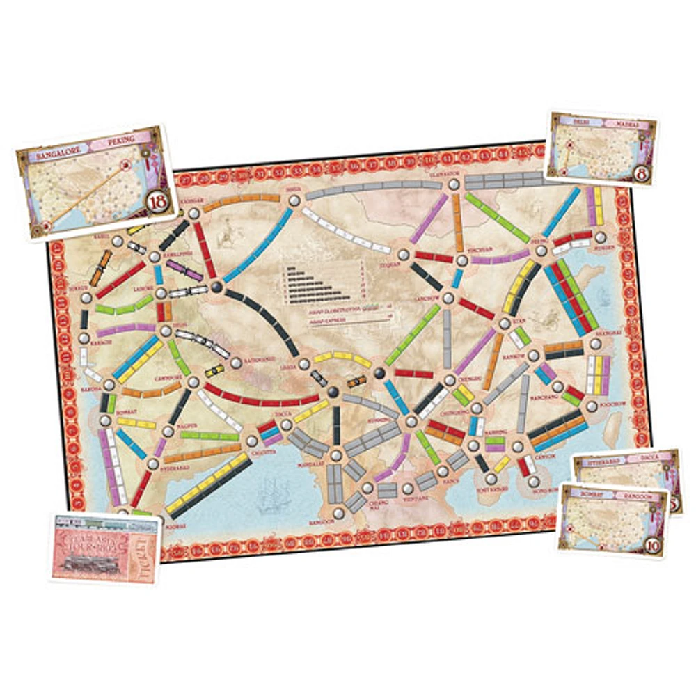 Ticket to Ride Expansion: Asia