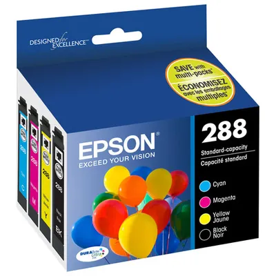 Epson DURABrite Colour Ink (T288120-BCS) - 4 Pack