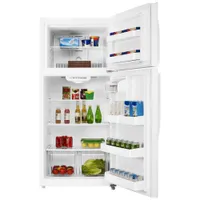 Insignia 30" 18 Cu. Ft. Top Freezer Refrigerator w/ LED Lighting (NS-RTM18WH8Q) -White -Only at Best Buy