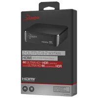 Rocketfish 2-Output HDMI Splitter with 4K and HDR Pass-Through - Only at Best Buy