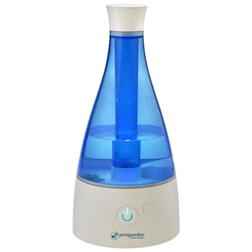 PureGuardian Cool Mist Humidifier with Aroma Tray - White/Blue