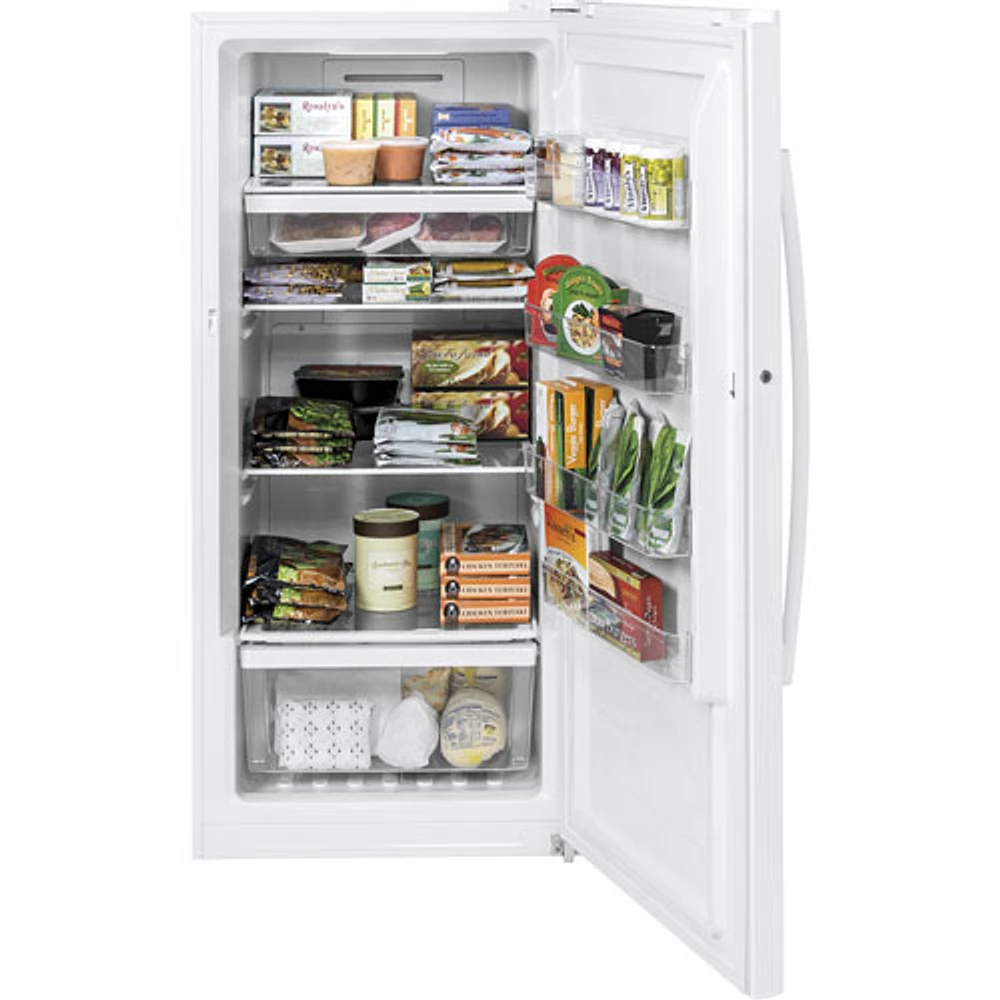 Congélateur vertical sans givre 14,1 pi³ de GE (FUF14DLRWW)