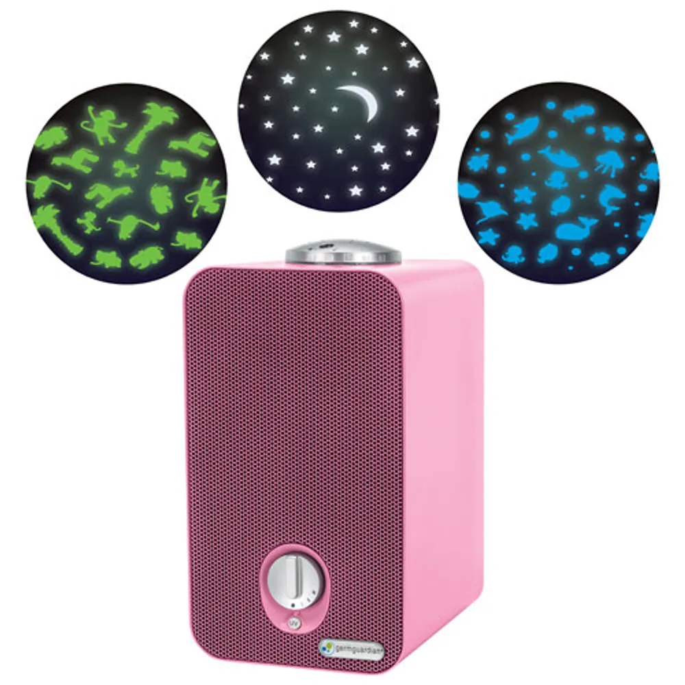 GermGuardian 4-in-1 Kid-Friendly Air Purifier with HEPA Filter & Projector