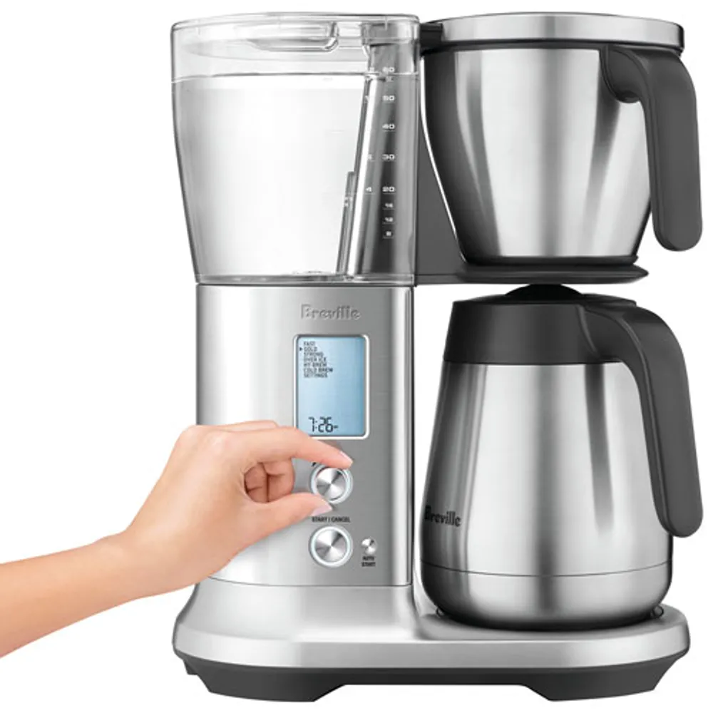 Breville Precision Thermal Coffee Maker - 12-Cup - Silver