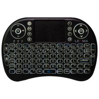 Lexma TK200 Wireless Backlit Ergonomic Mini Keyboard with Touchpad