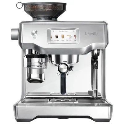 Breville Oracle Touch Automatic Espresso Machine with Frother & Coffee Grinder - Silver