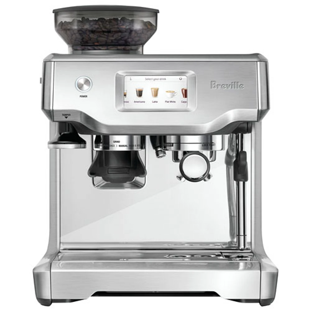 Breville Barista Touch Automatic Espresso Machine with Frother & Coffee Grinder - Brushed Stainless Steel