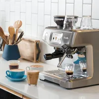 Breville Barista Touch Automatic Espresso Machine with Frother & Coffee Grinder - Brushed Stainless Steel