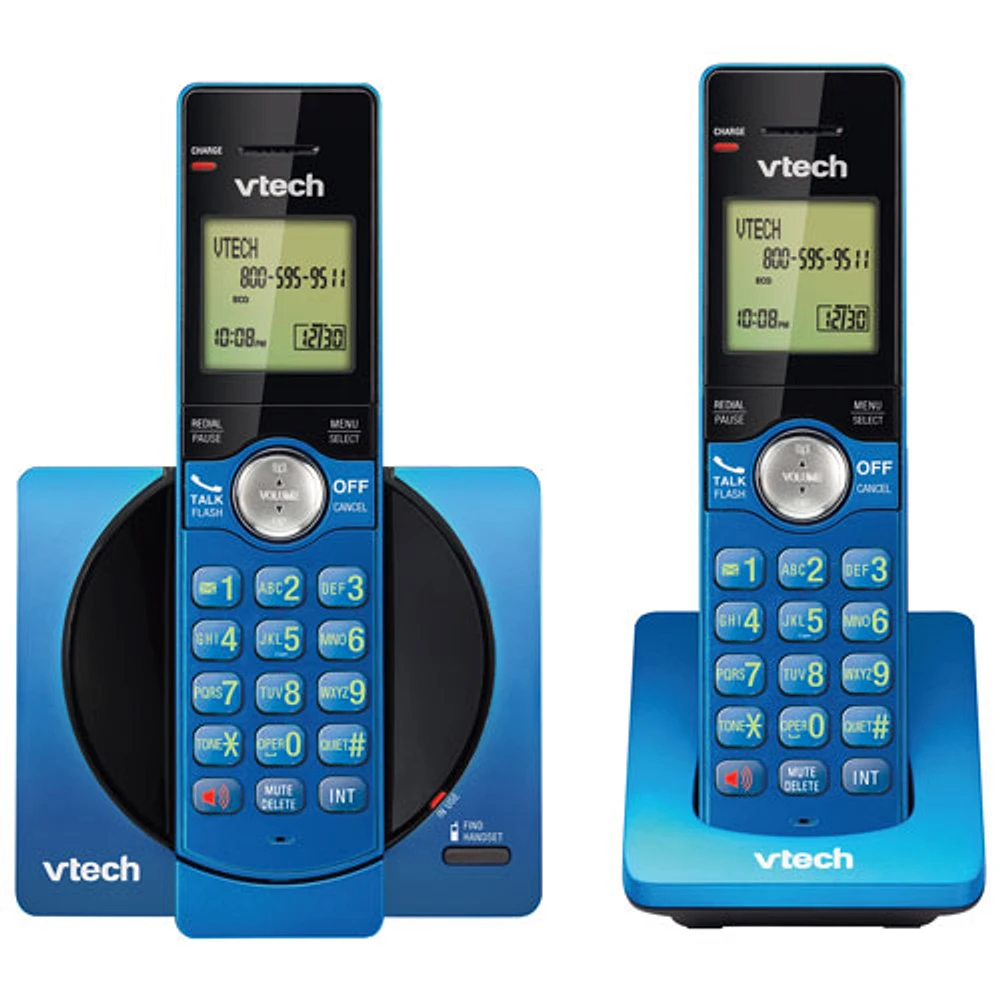 Téléphone sans fil à combinés avec afficheur DECT 6.0 de VTech (CS6919