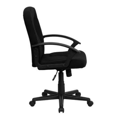 Flash Furniture Mid Back Office Chair with Nylon Arms in Black | Coquitlam  Centre