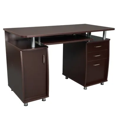 Techni Mobili Chocolate Computer Desk