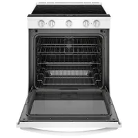 Cuisinière électrique encastrable 5 éléments à four autonettoyant 6,4 pi³ 30 po de Whirlpool - Blanc