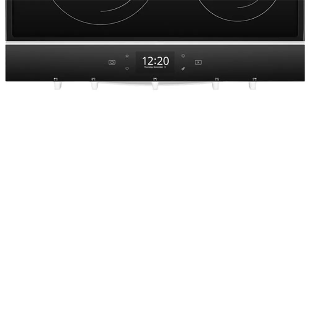 Cuisinière électrique encastrable 5 éléments à four autonettoyant 6,4 pi³ 30 po de Whirlpool - Blanc