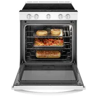 Cuisinière électrique encastrable 5 éléments à four autonettoyant 6,4 pi³ 30 po de Whirlpool - Blanc