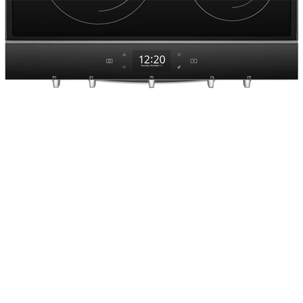 Whirlpool 30" 6.4 Cu. Ft. True Convection 5-Element Slide-In Electric Range (YWEE750H0HZ) - Stainless