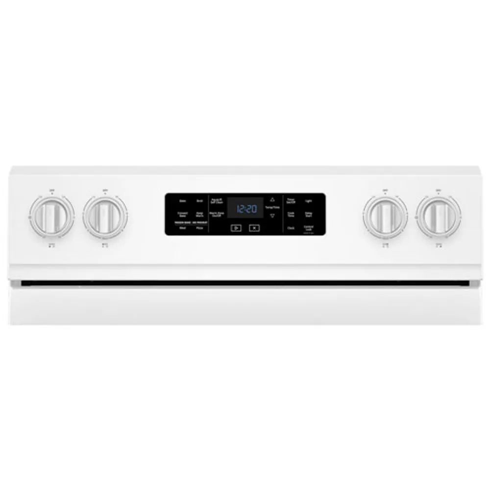 Whirlpool 30" 6.4 Cu. Ft. Fan Convection 5-Element Freestanding Electric Range (YWFE775H0HW) - White