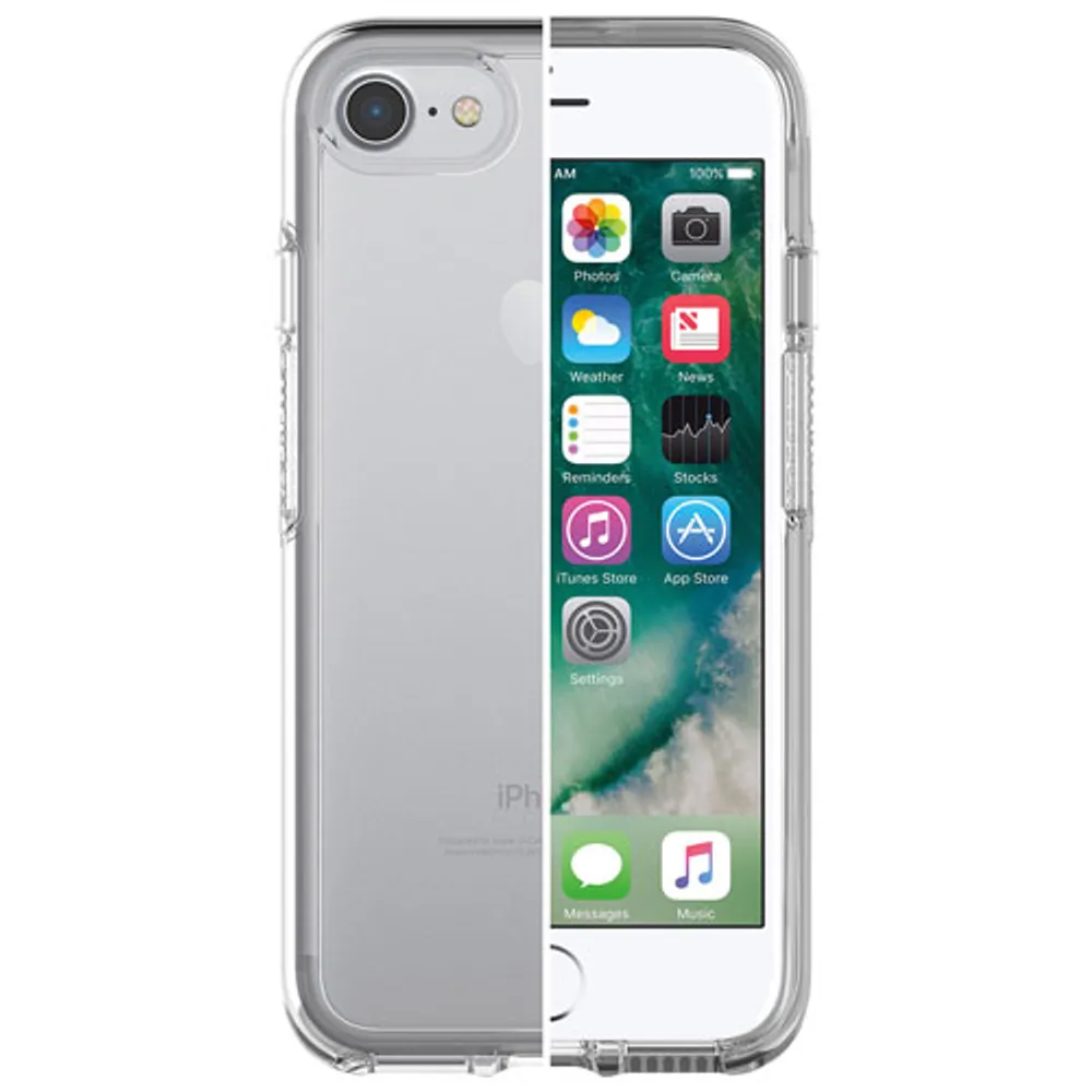 PureGear Slim Shell Case for Apple iPhone 8/7 - Clear/Clear