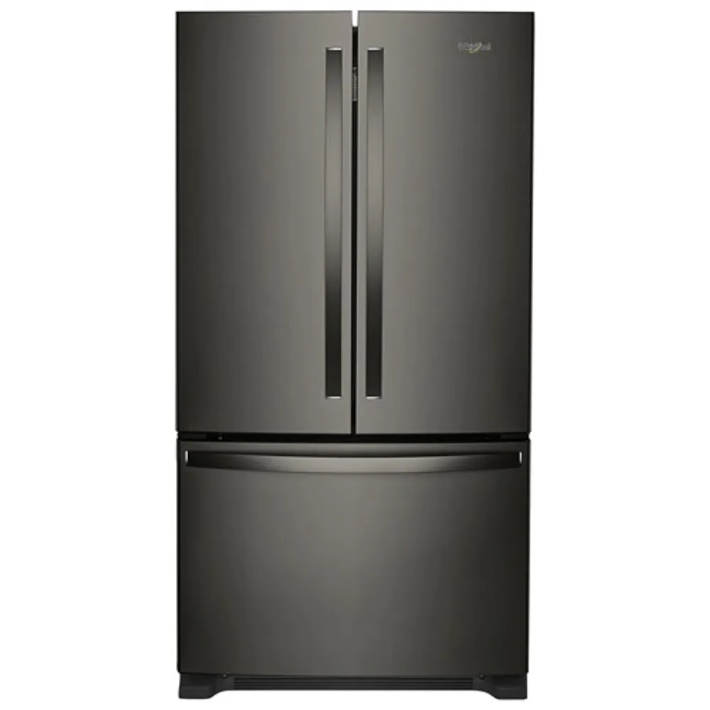 Whirlpool 36" Counter Depth French Door Refrigerator w/ Water Dispenser (WRF540CWHV)-Black Stainless