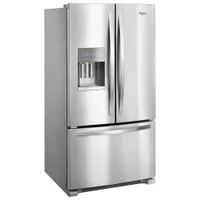 Whirlpool 36" French Door Refrigerator with Ice & Water Dispenser (WRF555SDFZ) - Stainless Steel