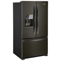 Whirlpool 36" French Door Refrigerator with Water & Ice Dispenser (WRF555SDHV) - Black Stainless