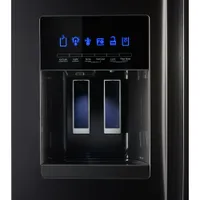 Whirlpool 36" French Door Refrigerator with Water & Ice Dispenser (WRF555SDHV) - Black Stainless