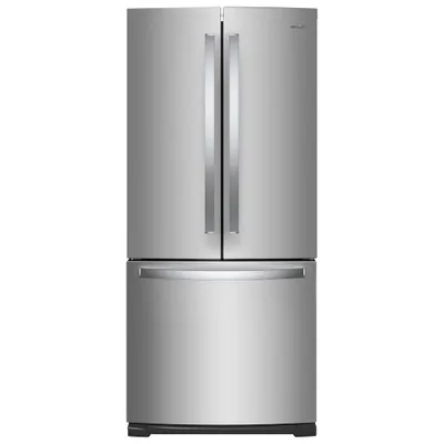 Réfrigérateur à deux portes avec éclairage DEL de 30 po et 19,7 pi³ de Whirlpool (WRF560SFHZ) - Inox