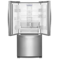 Whirlpool 30" 19.7 Cu. Ft. French Door Refrigerator with LED Lighting (WRF560SFHZ) - Stainless Steel