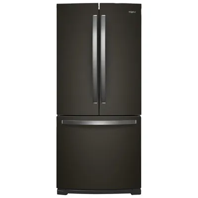 Réfrigérateur deux portes 19,7 pi³ 30 po avec éclairage DEL de Whirlpool (WRF560SMHV) - Inox noir