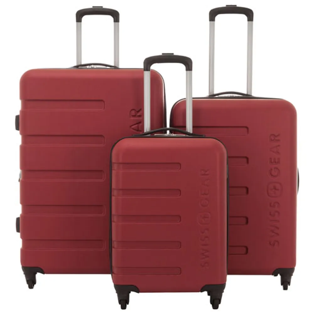 SWISSGEAR IL Madone 3-Piece Hard Side 4-Wheeled Expandable Luggage Set -  Red | Bramalea City Centre
