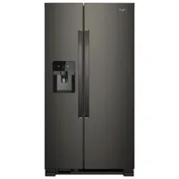 Whirlpool 36" 24.5 Cu. Ft. Side-By-Side Refrigerator w/ Ice Dispenser (WRS325SDHV) - Black Stainless