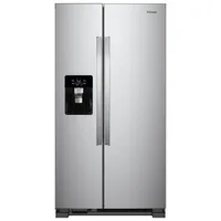 Whirlpool 36" 24.5 Cu. Ft. Side-By-Side Refrigerator w/ Ice Dispenser (WRS325SDHZ) - Stainless