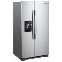 Whirlpool 36" 24.5 Cu. Ft. Side-By-Side Refrigerator w/ Ice Dispenser (WRS325SDHZ) - Stainless