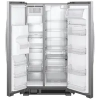 Whirlpool 36" 24.5 Cu. Ft. Side-By-Side Refrigerator w/ Ice Dispenser (WRS325SDHZ) - Stainless