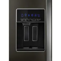 Whirlpool 36" 28.5 Cu. Ft. Side-By-Side Refrigerator w/ Ice Dispenser (WRS588FIHV) - Black Stainless